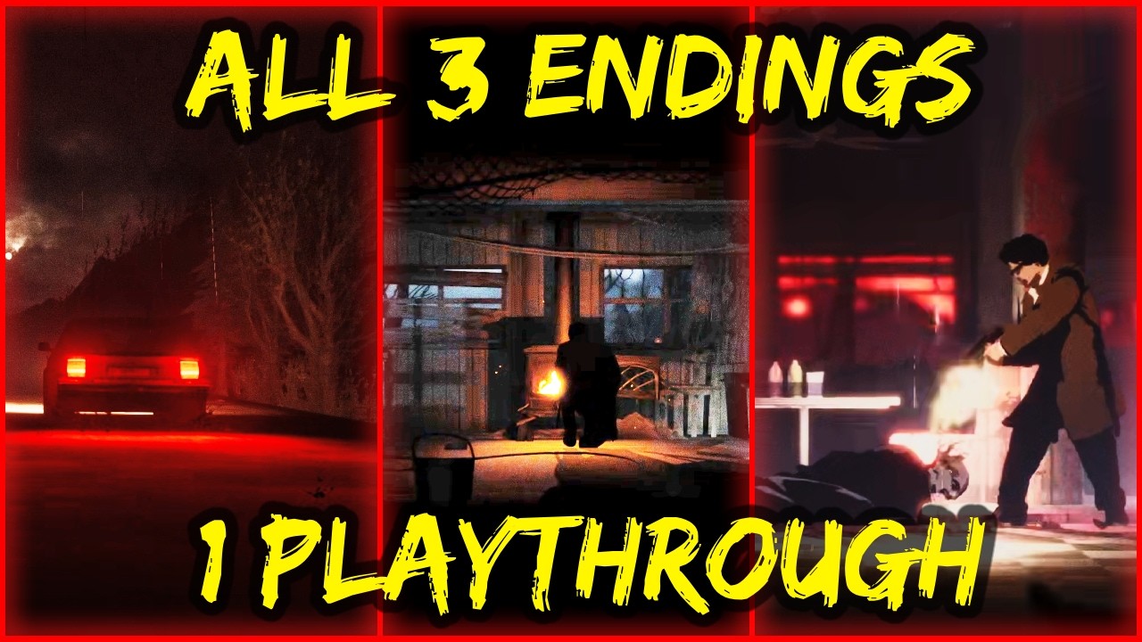 Silver Pines - How to Get ALL 3 Endings in ONE Playthrough (Leave, Live & Rest Guide)