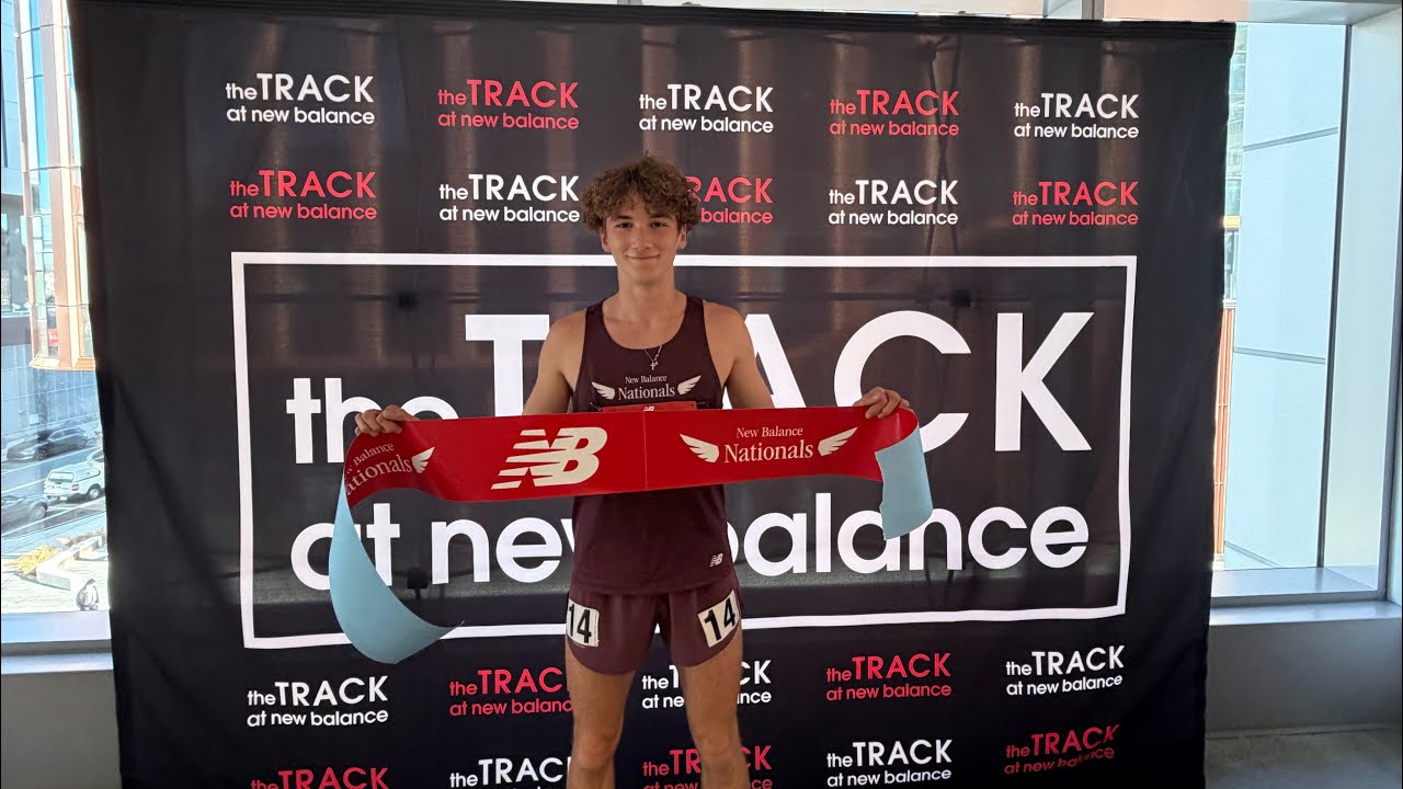 Chance Anderson 800m New Balance Indoor Nationals Freshman Gold Medal