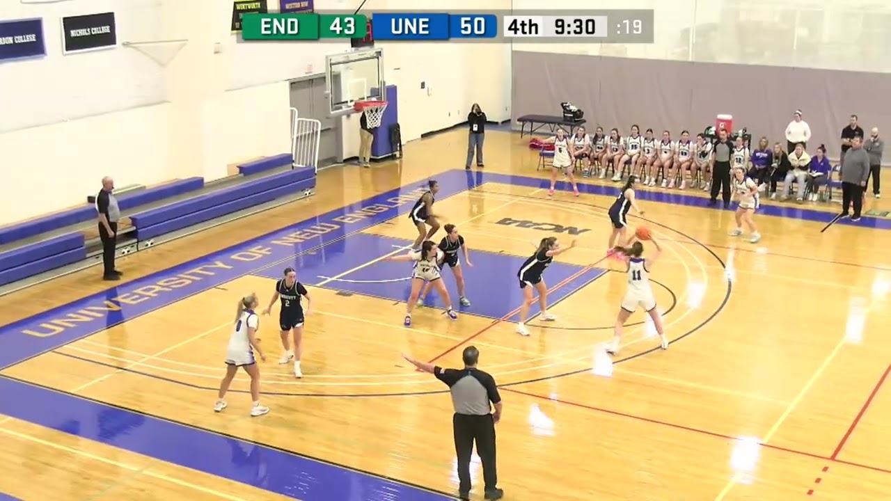 UNE WBB: Game Highlights vs. Endicott (2/11/26)