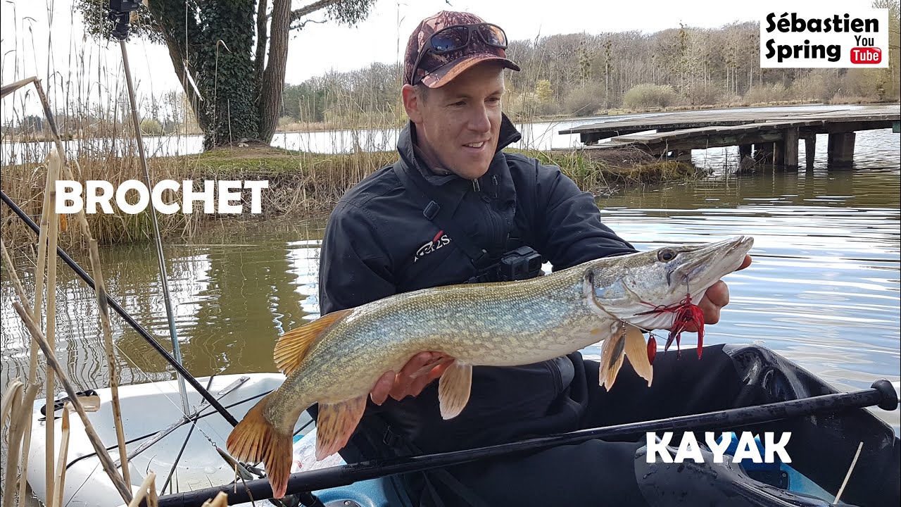 Pêche du BROCHET aux leurres en KAYAK