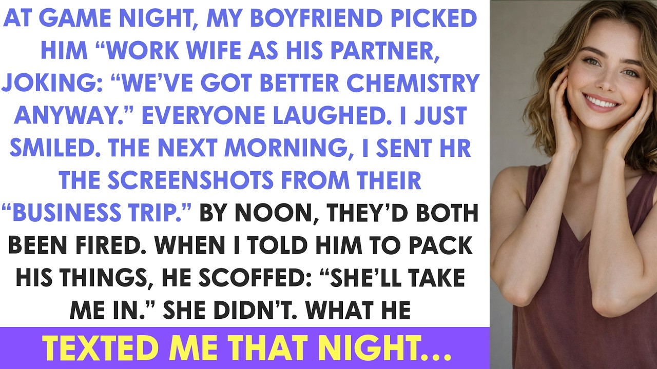 At Game Night, My Boyfriend Picked Him “Work Wife As His Partner, Joking:....