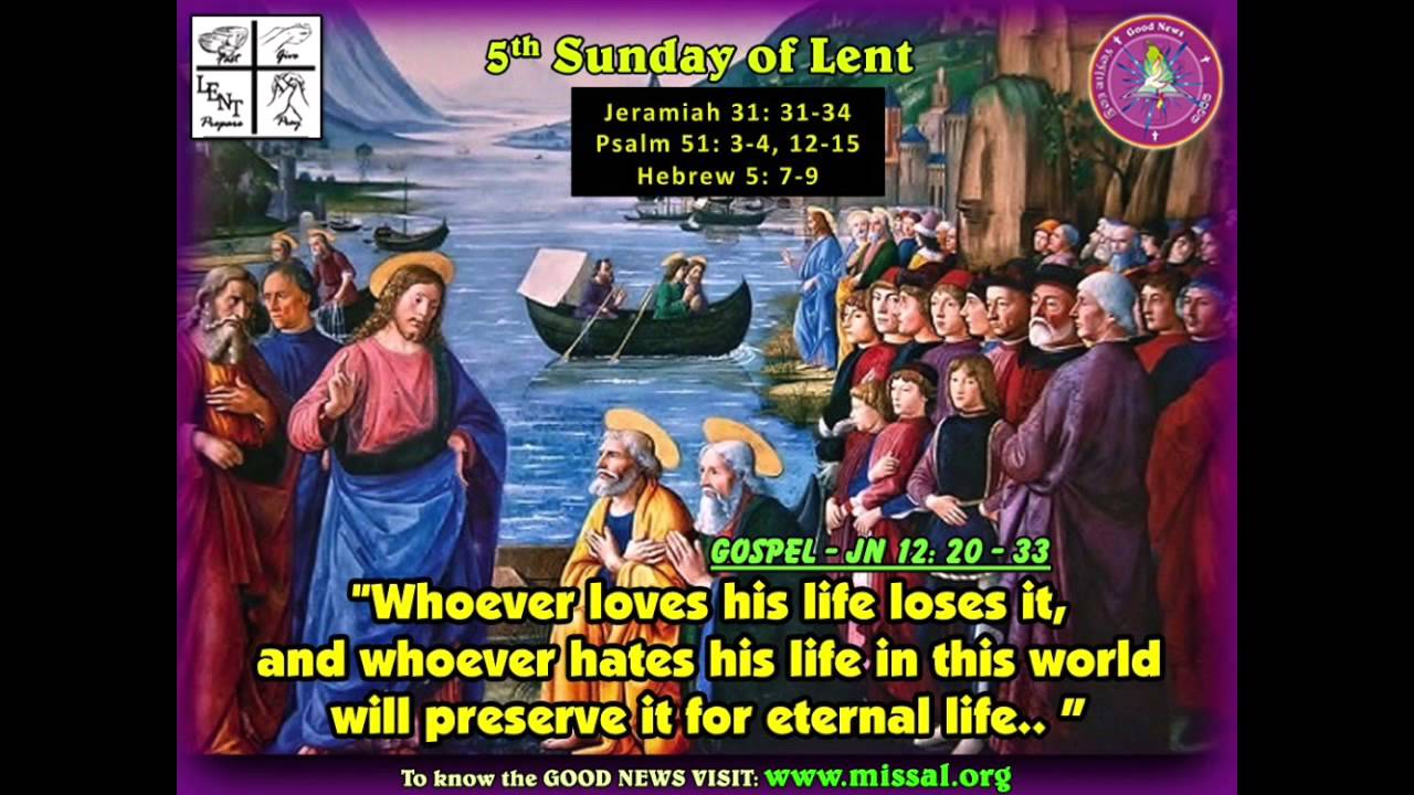 LENT 5 - SUN - GOOD NEWS