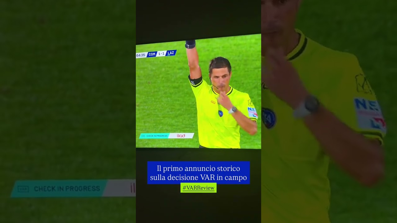 #SerieA: arbitri al microfono, ecco il primo annuncio storico in #ComoLazio