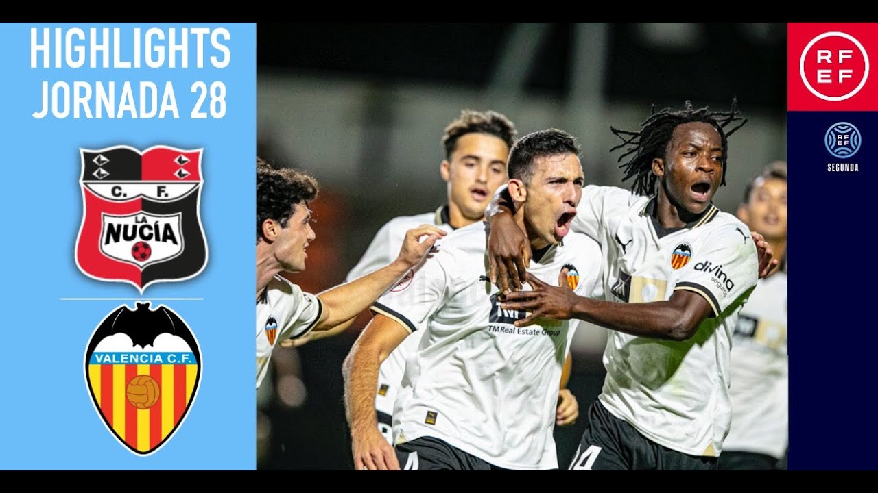 Resumen #segundafederación | CF La Nucía 0-6 Valencia Mestalla | Jornada 28 Grupo III