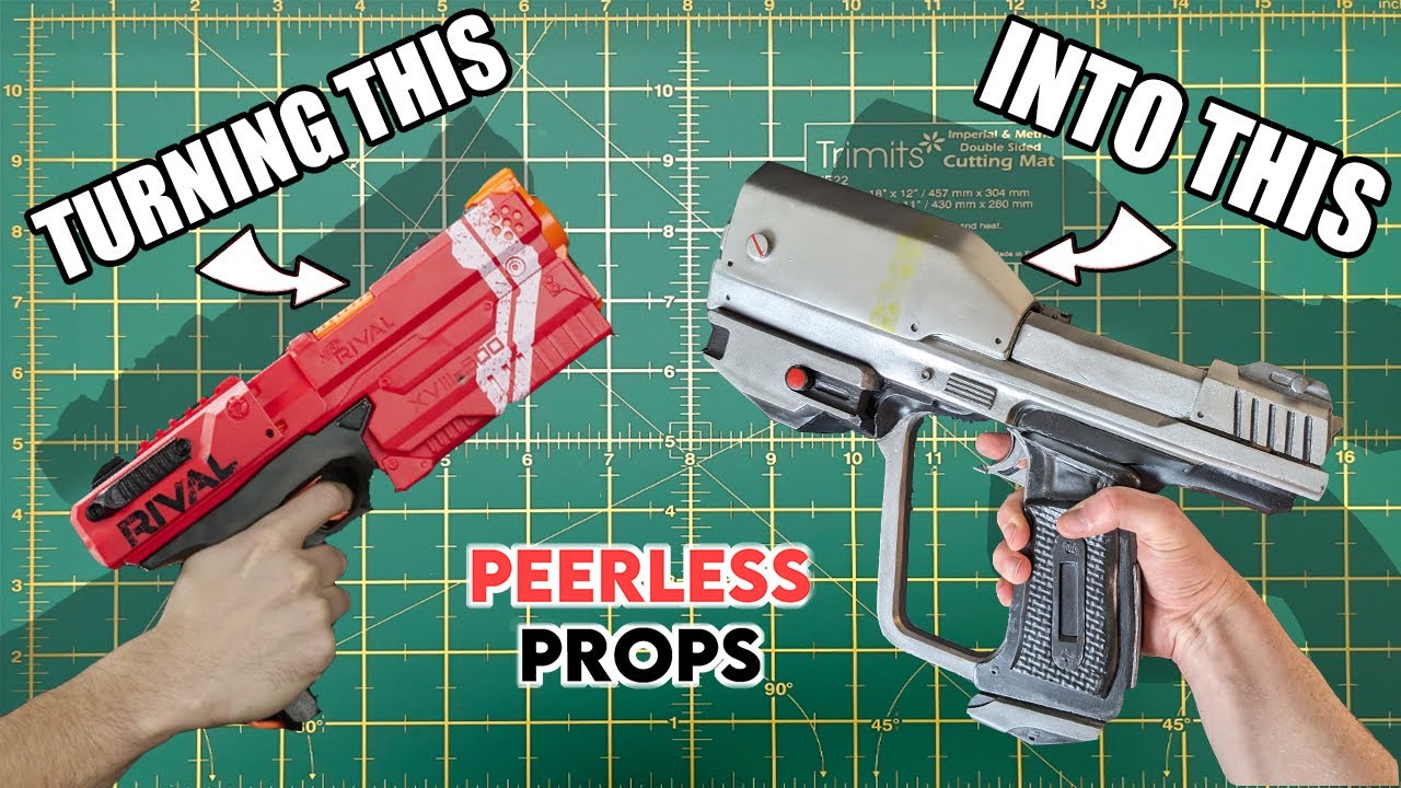 Turning a NERF Blaster into a Halo Magnum