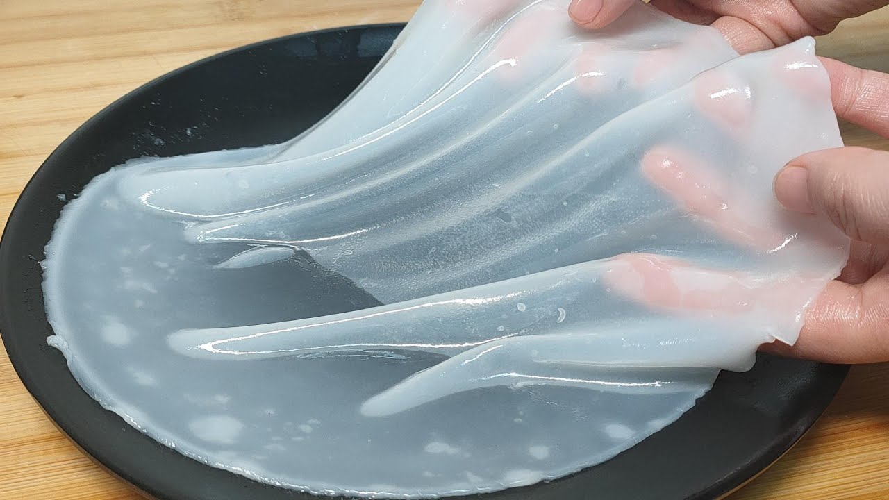 凉皮最简单的做法，不洗面不揉面，透亮又筋道