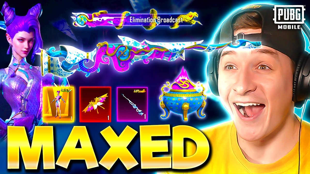 МАКСИМАЛЬНЫЙ ЗМЕЙ AWM И УЛЬТРАФИОЛЕТОВОЕ ОТКРЫТИЕ! PUBG MOBILE