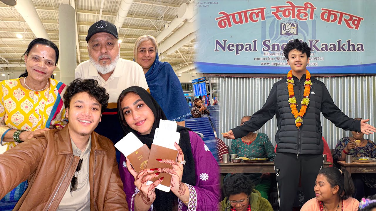 Alizeh ko Bahut Miss Karunga 😢 Surprised New Year in Old Age Home Nepal