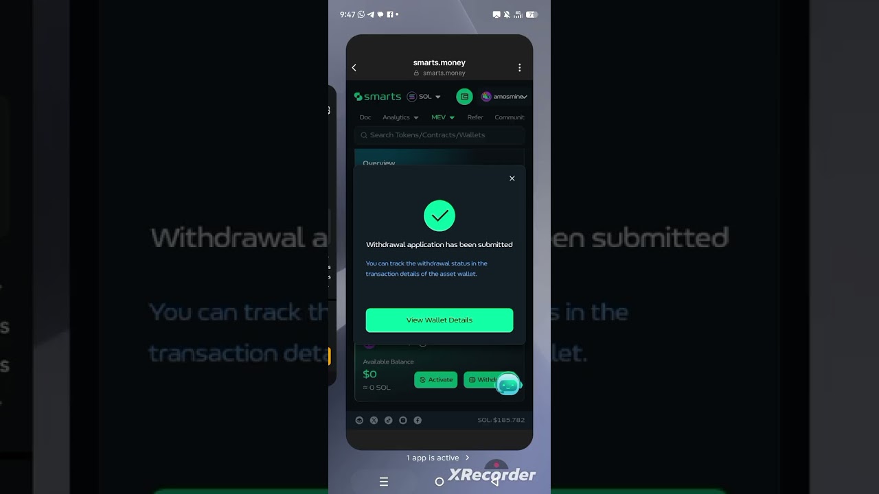 How to Withdraw from SMART MEV BOT