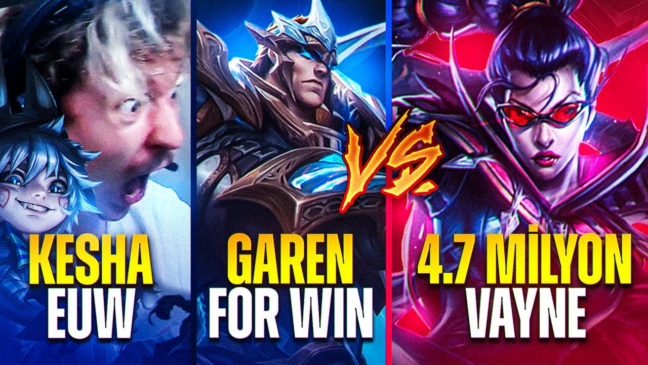 KARŞIMDA 4.7 MİLYON VAYNE VARDI AMA TAKIMIMA KESHA GELDİ VE GARENİMLE TANIŞTI !!