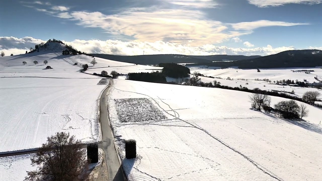 DJI Mini 4 pro 4k footage #6 Ein bisschen Winter / a little bit of winter