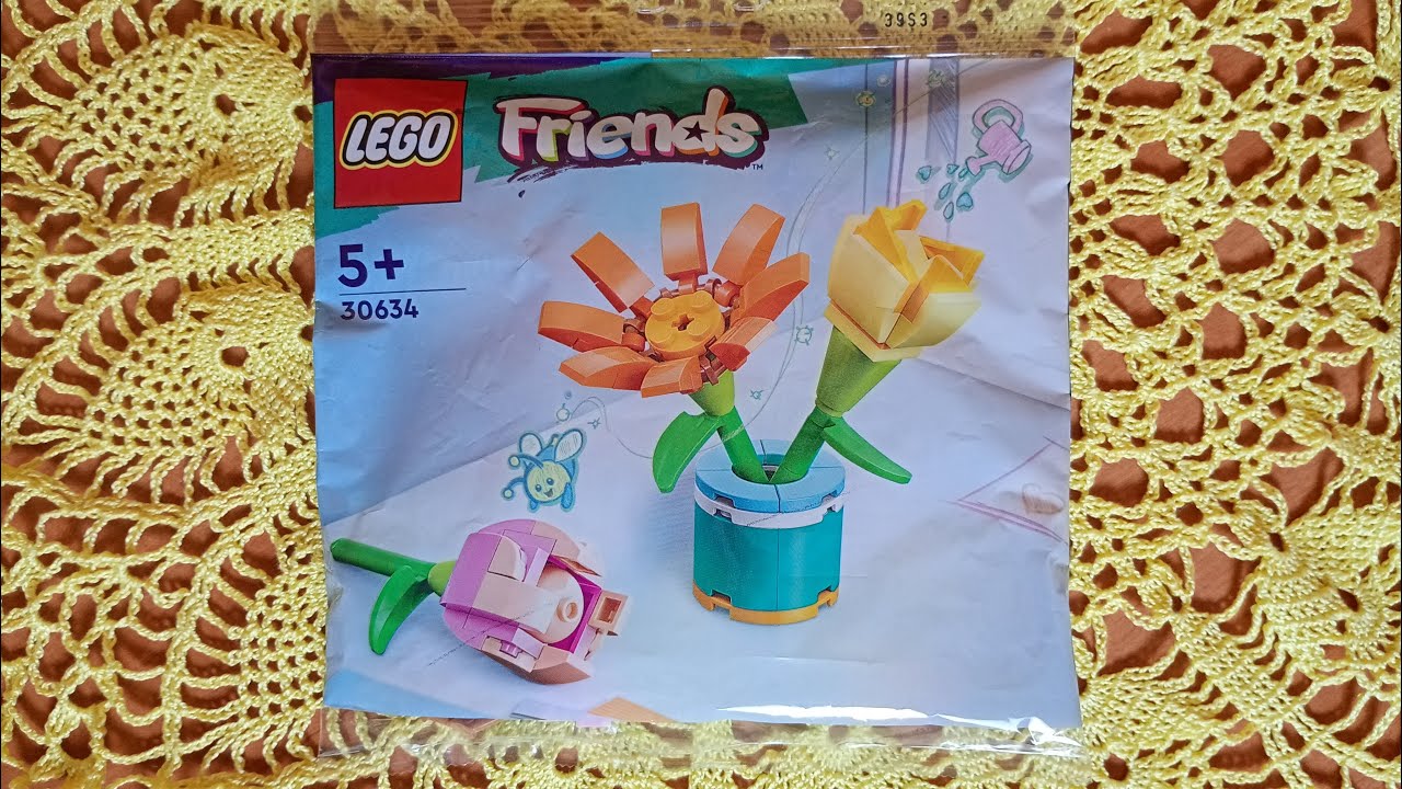 LEGO Friends 30634 (Flowers). Unboxing and slow pace building.