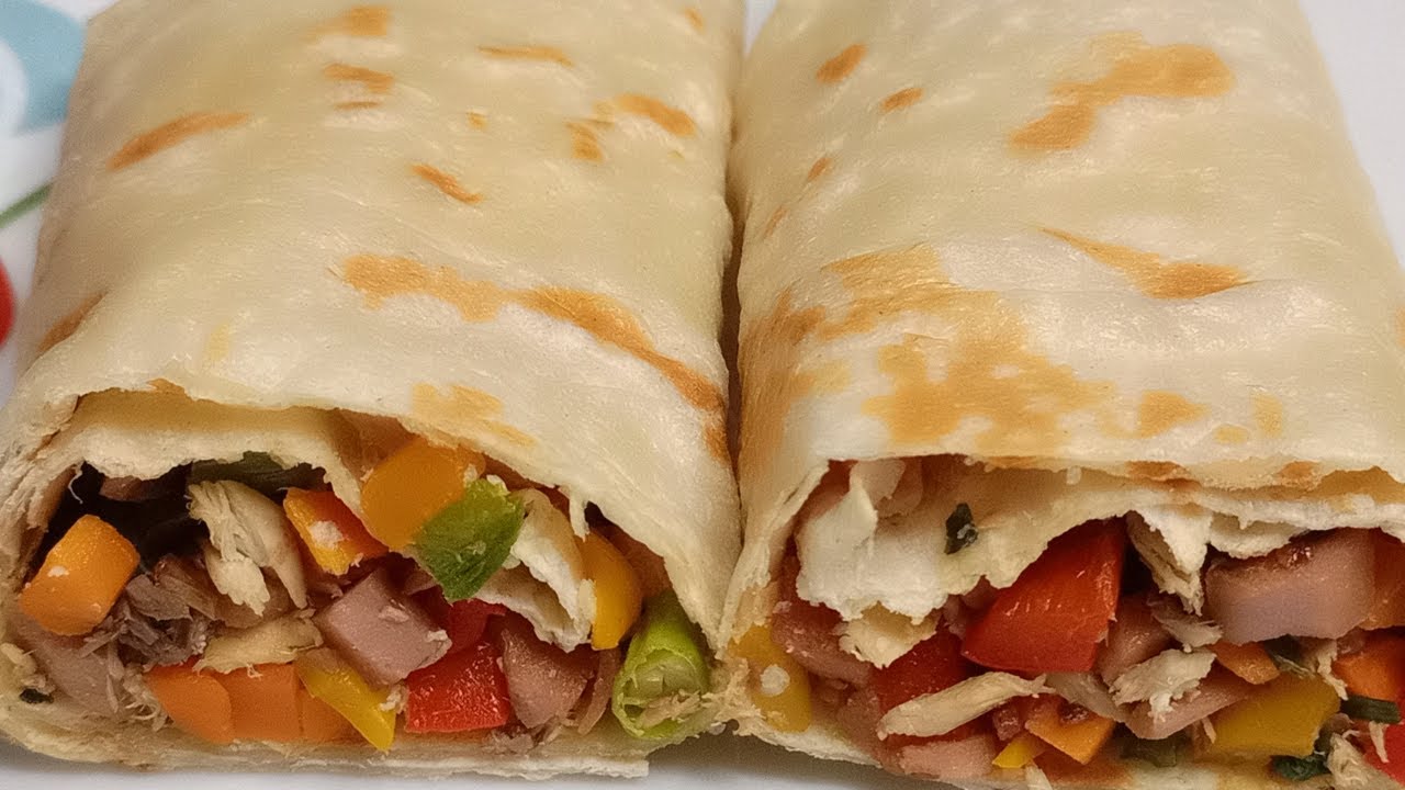 Unique style Fish Stuffed Tortilla Wrap | Tortilla Hack | Plus Bonus Clip 