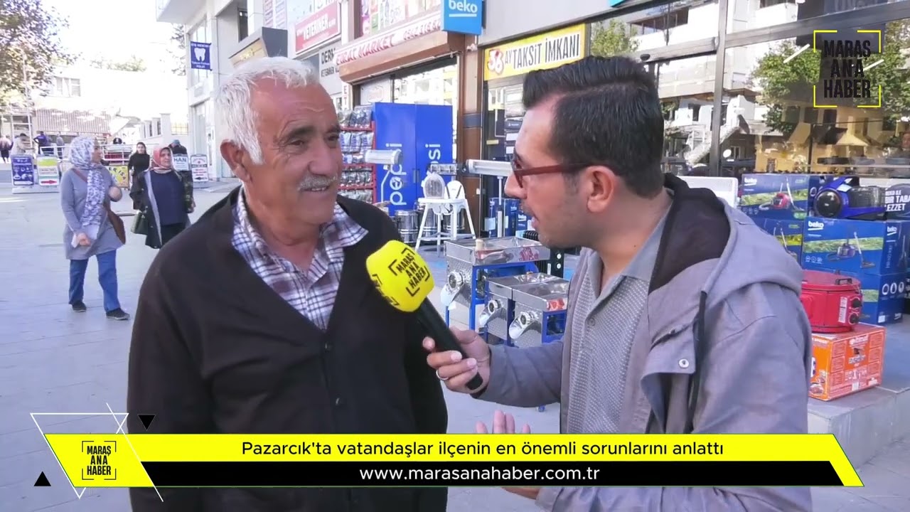 Pazarcık'ta vatandaşlar, ilçenin en önemli sorunlarını anlattı!