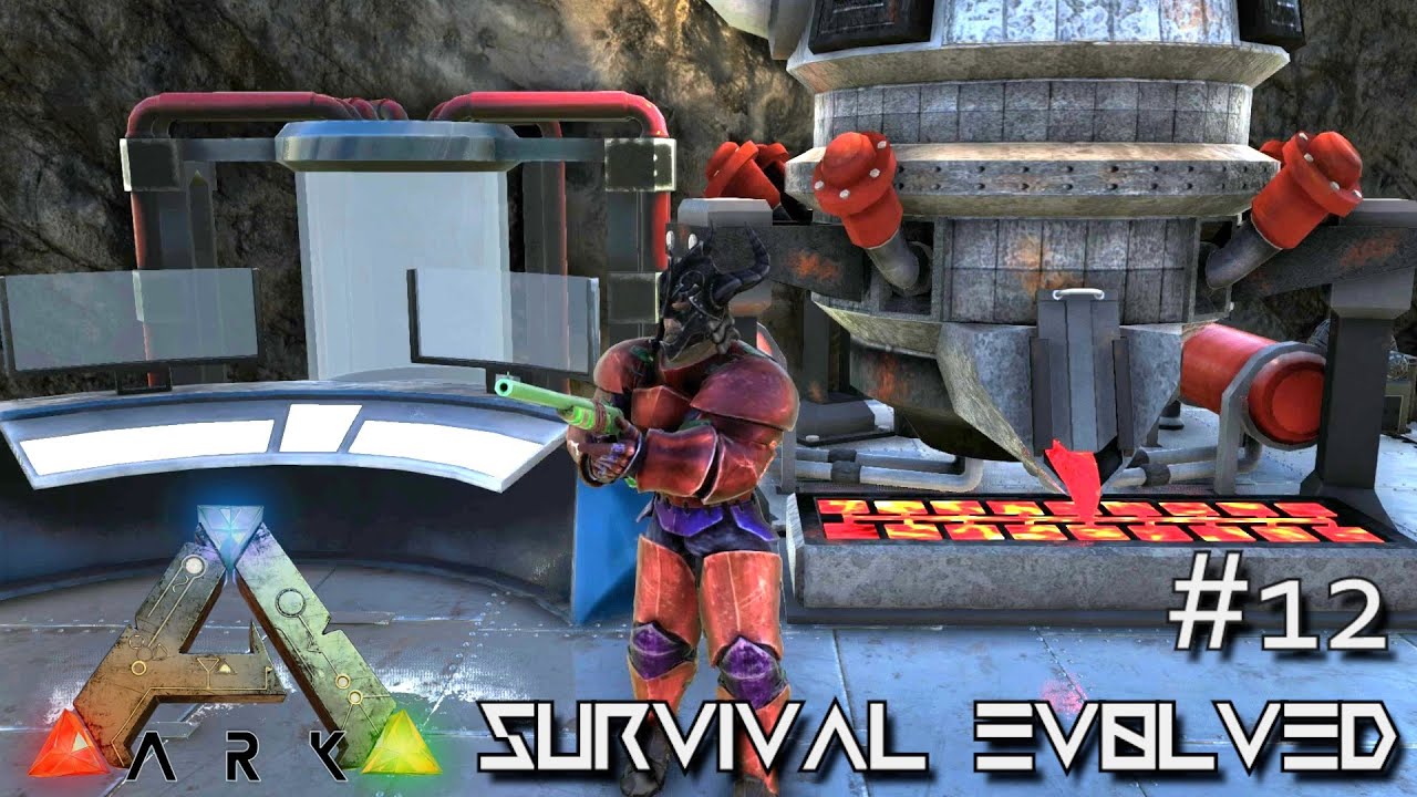 MODDED ARK: Survival Evolved - TECH CAVE & BLAST FURNACE !!! E12 (Gameplay)