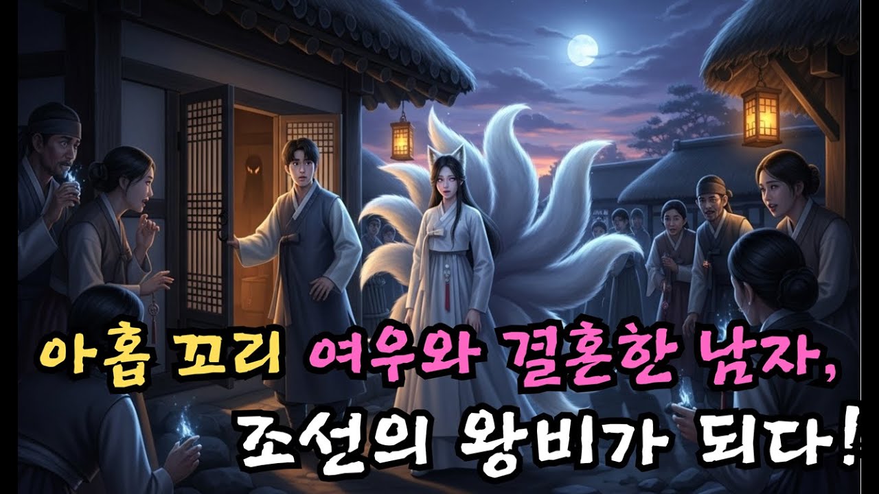 👌잠자기전 듣는 옛날이야기 |아홉 꼬리 여우와 결혼한 남자,마을에 퍼진 공포와 저주의 귀환! |간 연속으로 보기 | 야담 |옛날이야기 |민담 |전설 | 설화