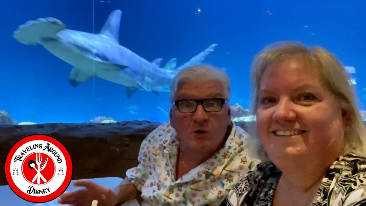 Orlando Magical Dining at SeaWorld's Sharks Underwater Grill Full Review & Experience
