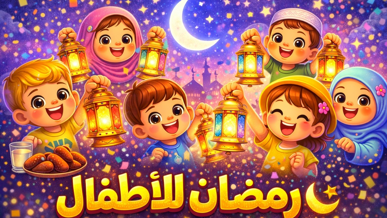 🌙 فوانيس رمضان | نشيد رمضان جانا للأطفال 🎶 أغنية رمضانية مرحة للصغار