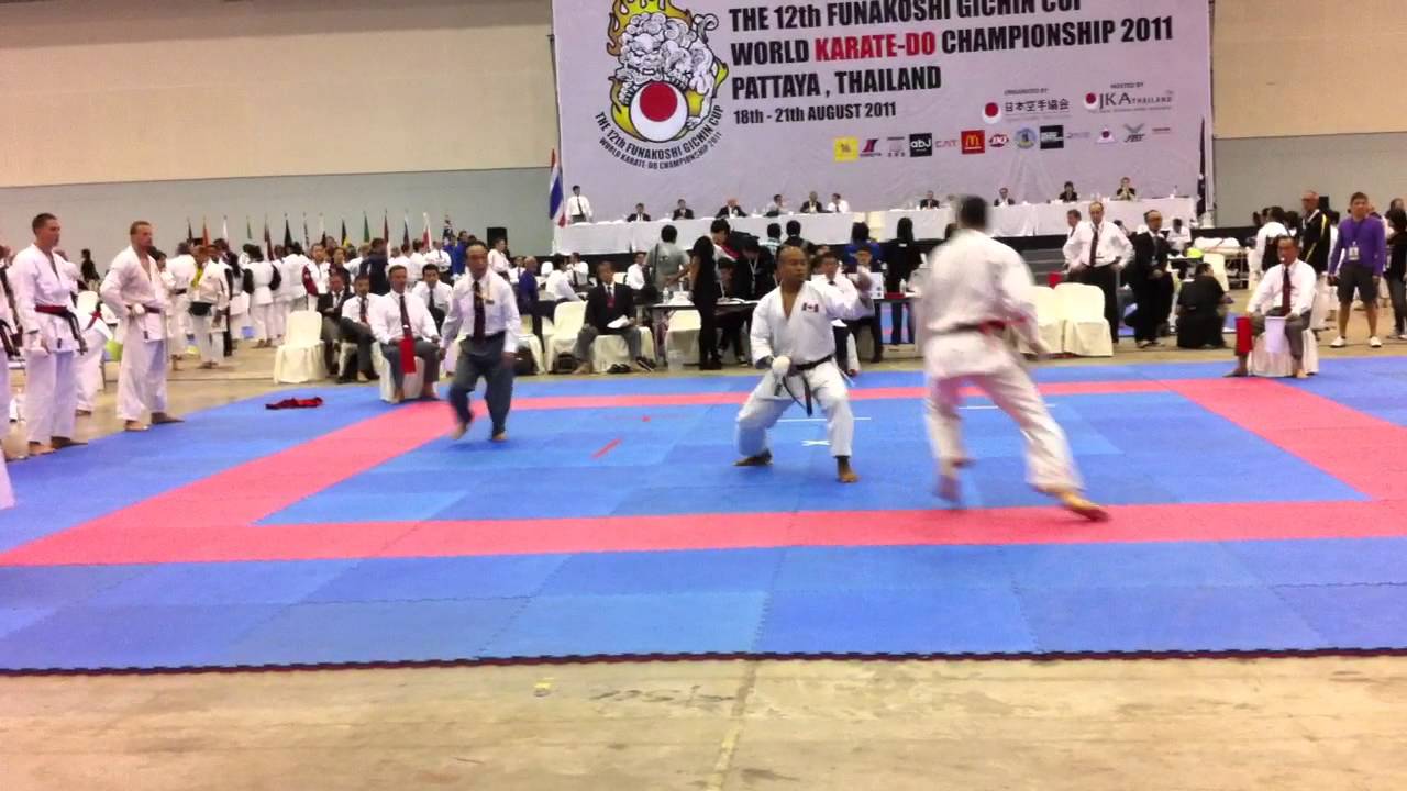 Ray Tio. Team kumite, Canada vs England