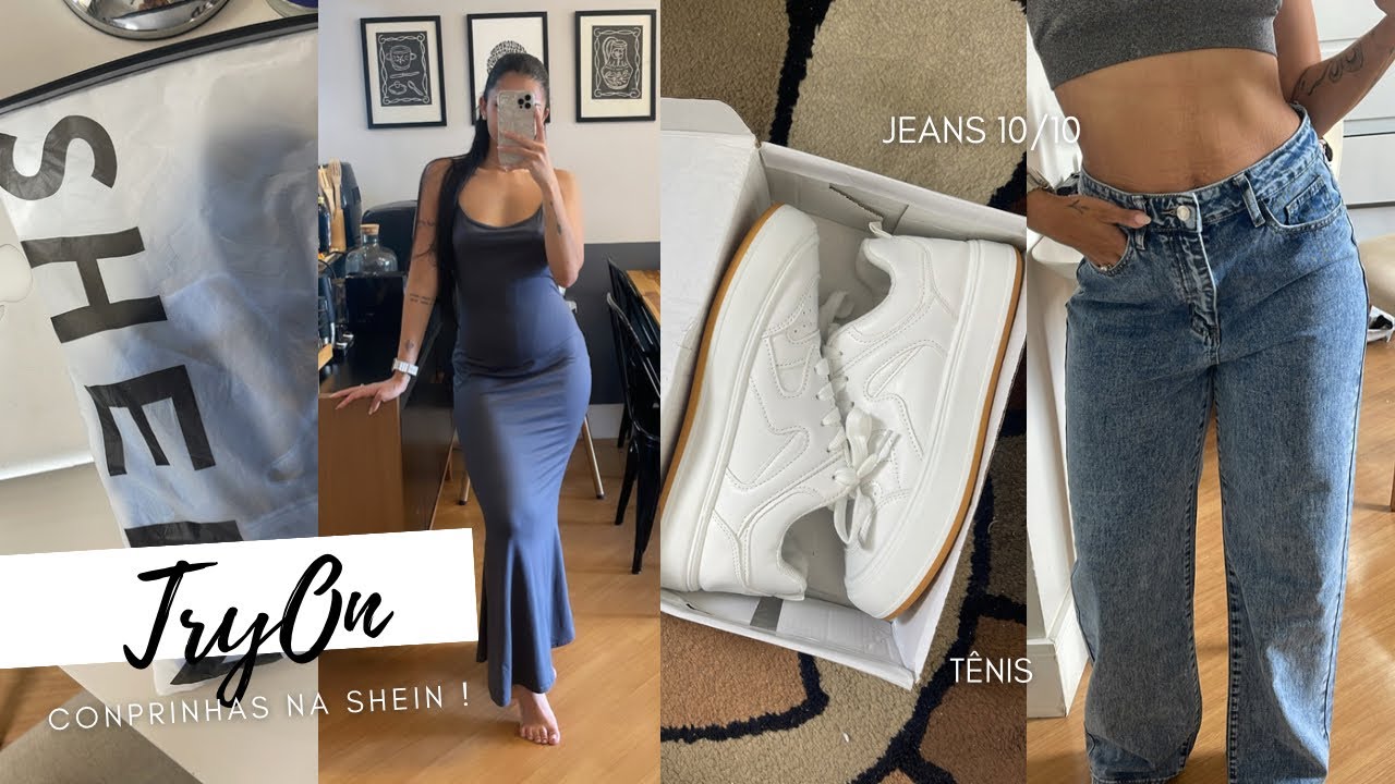 COMPRINHAS NA SHEIN, TÊNIS BRANCO, CALÇA JEANS PERFEITA E PEÇAS-CHAVE!
