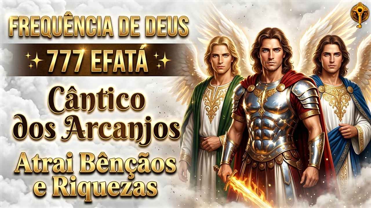 FREQUÊNCIA DE DEUS 777 EFATÁ ✨ Cântico dos Arcanjos - Atrai Bênçãos | Miguel, Rafael e Gabriel