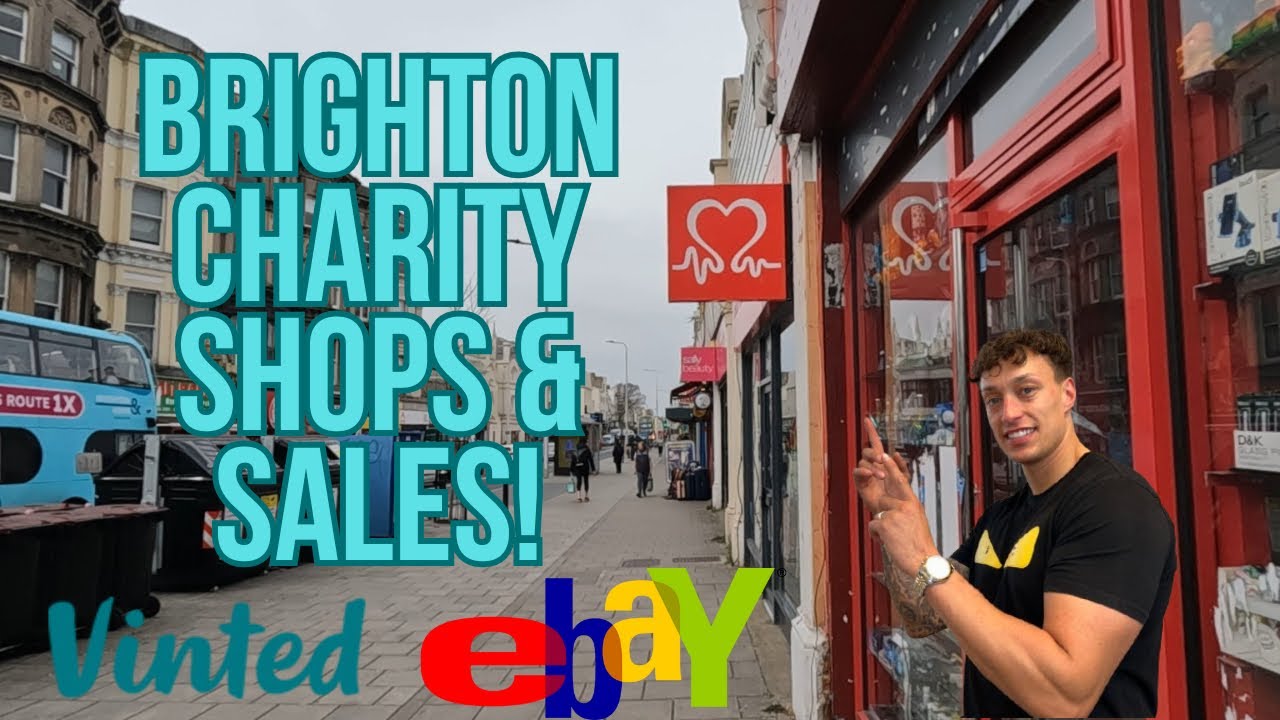 Brighton charity shop bargains to resell on eBay & Vinted - How much can I make?