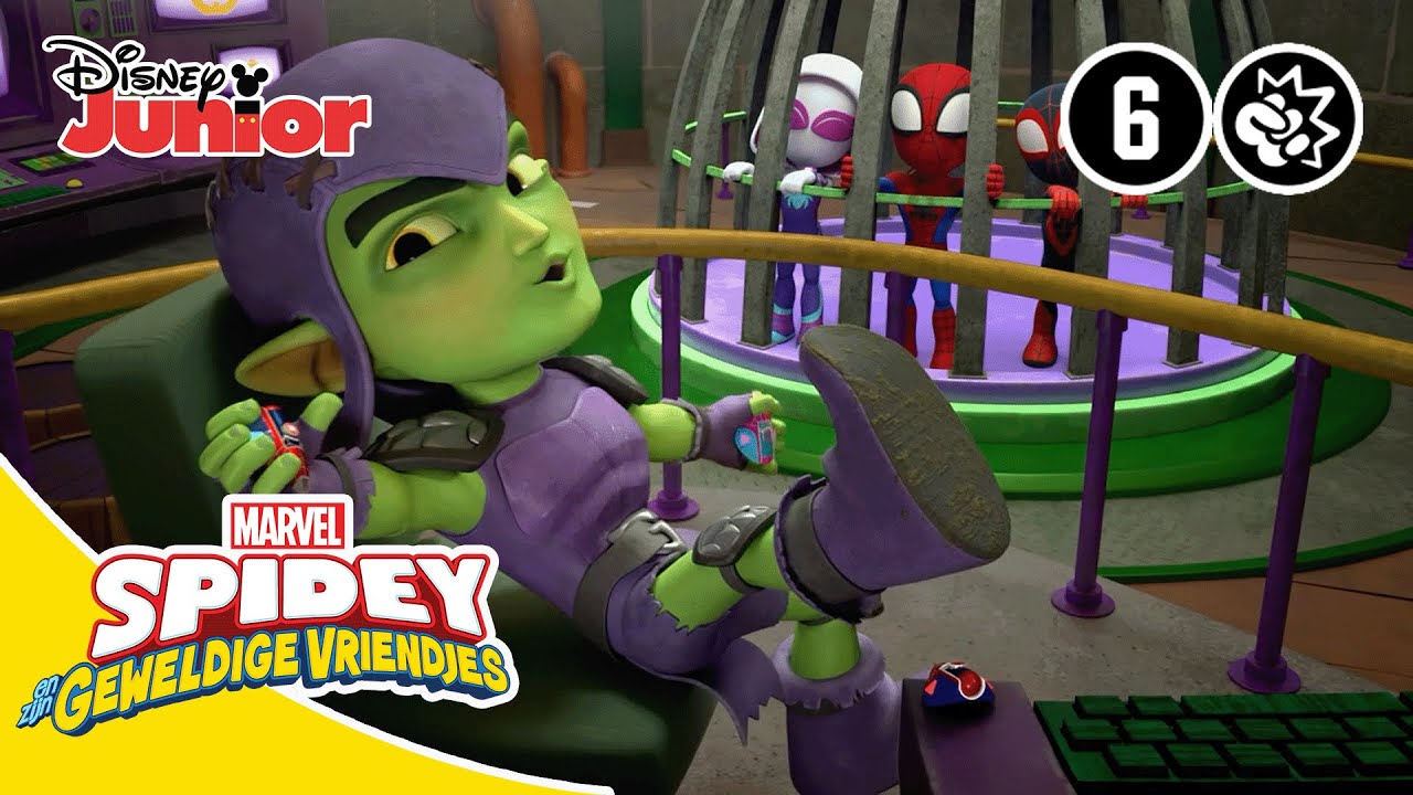 🧯 Schuim Ontsnapping! | Spidey en zijn Geweldige Vriendjes | Disney Junior BE
