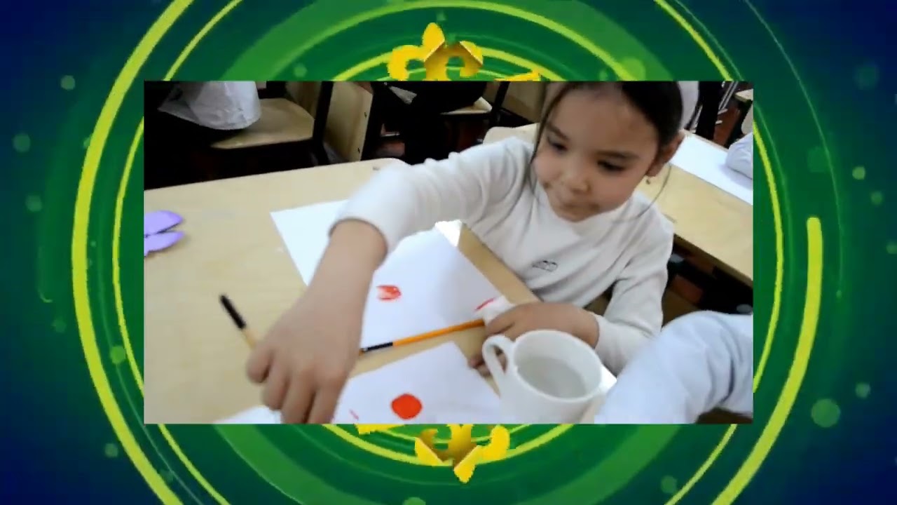 видео  урок ВЕСЕННИЕ ЦВЕТЫ Салиев Т И