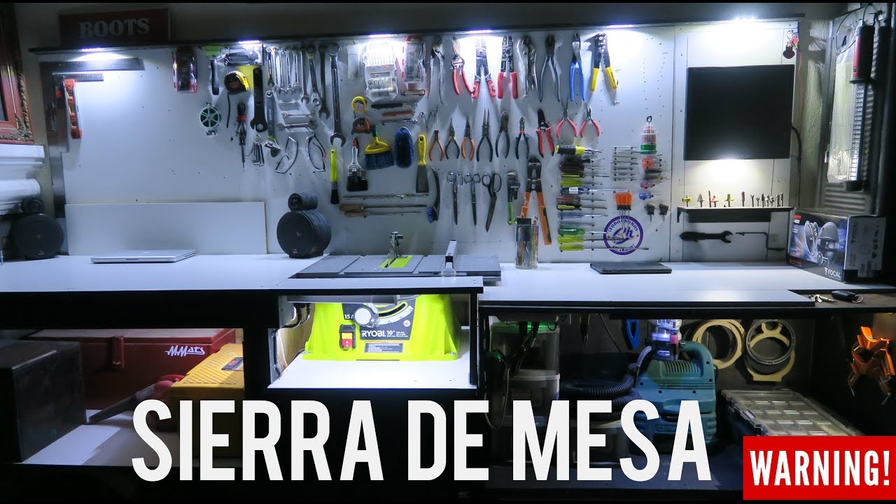 SIERRA DE MESA + MESA DE TRABAJO