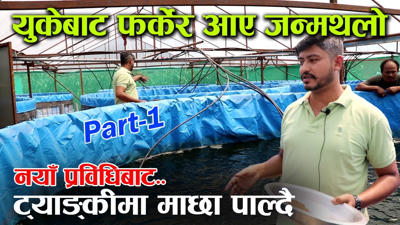 युकेबाट फर्केर नयाँ प्रविधिबाट माछा पालन– थोरै ठाउँमा धेरै माछा उत्पादन गरी कमाइन्छ !  Biofloc in 🇳🇵