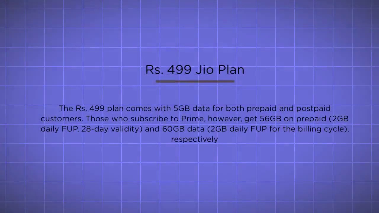Comparison of Reliance Jio Prime vs Non-Prime Plans