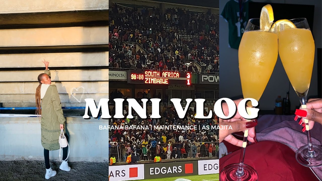 VLOG: GAME DAY-BAFANA BAFANA || NAIL DATE || BOYS HOLIDAY || PALESA SEITELO || SA YOUTUBER