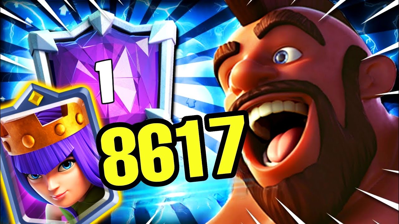 ТОП-1 мира с хогом! Заруба за титул на 8600 кубках! FHD / Clash Royale