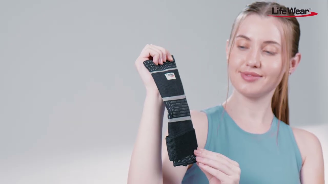 LifeWear Elbow Support with Strap | How to Wear & Benefits | Compression for Elbow Pain