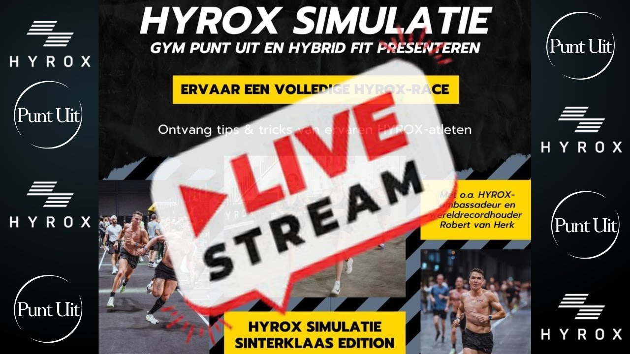 Hyrox Simulatie - 6 december 2025 - Gym Punt Uit Hoofddorp