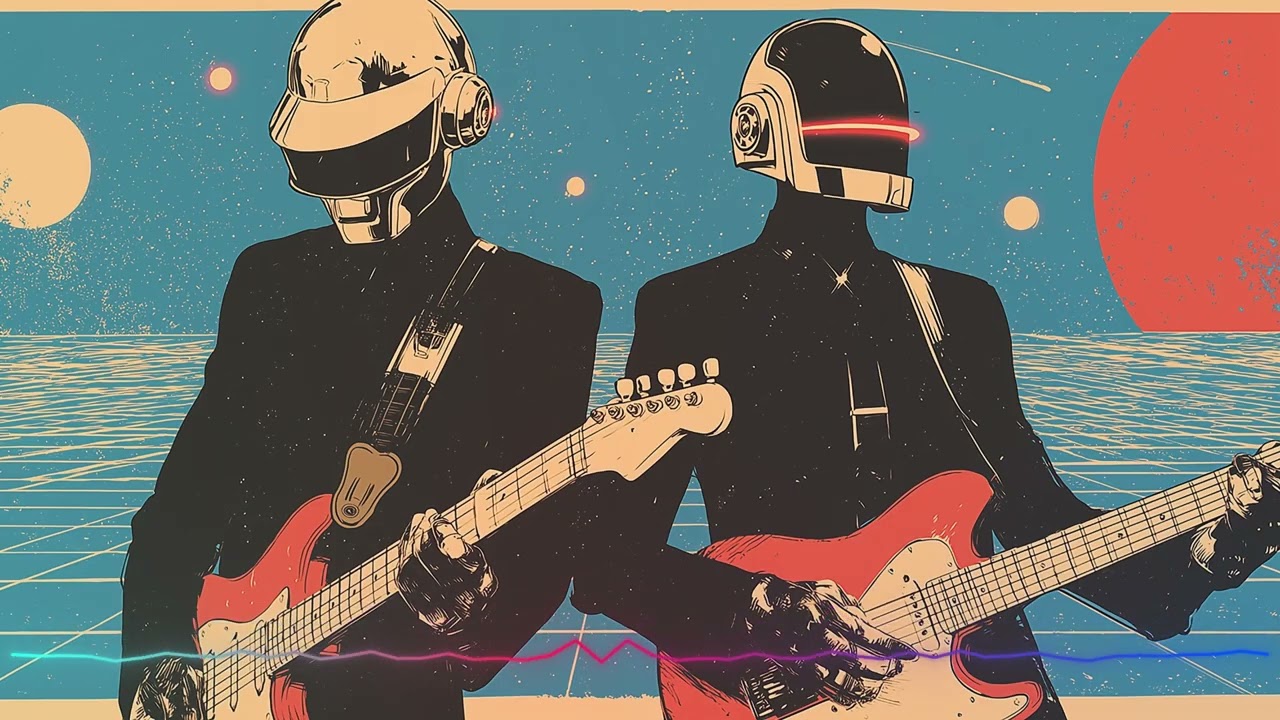 Daft Punk Gravity Pulls Harder🪩🤖 | Chill Disco, Synthwave, Chillwave, Electronic Funk, Playlist