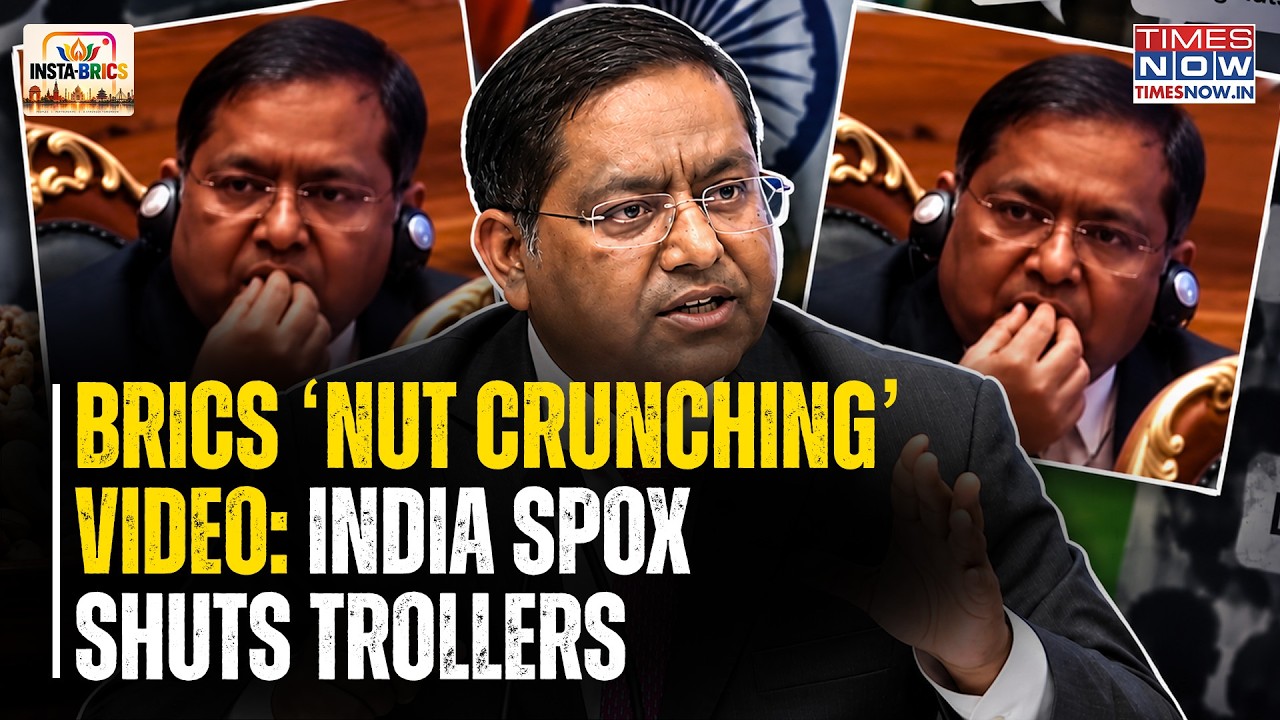 BRICS India 'Nut Crunching' Viral Video, MEA Spokesperson Shut Trollers With A Savage Response