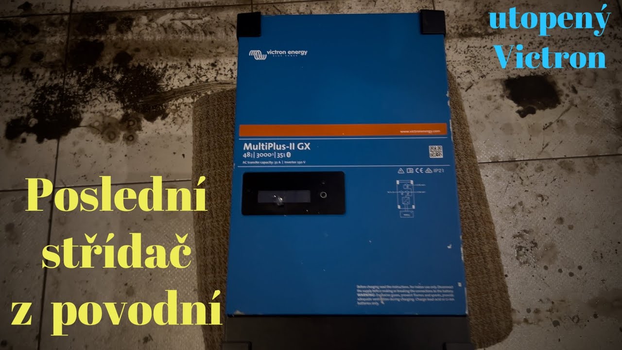 Spuštění utopeného střídače k FVE
