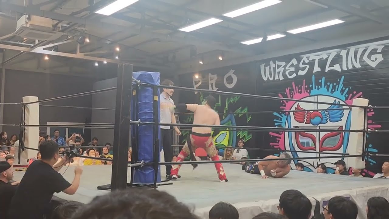 프로레슬링 한일 레전드 스승과 제자가 붙겨된다면!? PWS Korea Tajiri vs Siho 1: 1 single match.