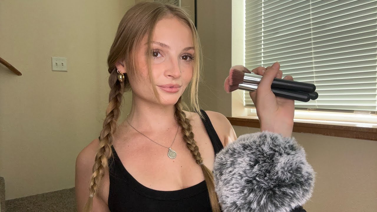 ASMR Rolling Brushes in My Rings and Whispering (everyone’s favorite trigger!)