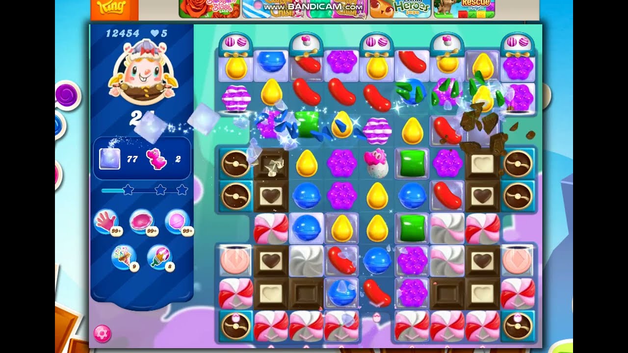 Candy Crush Saga Level 12454  NO BOOSTERS
