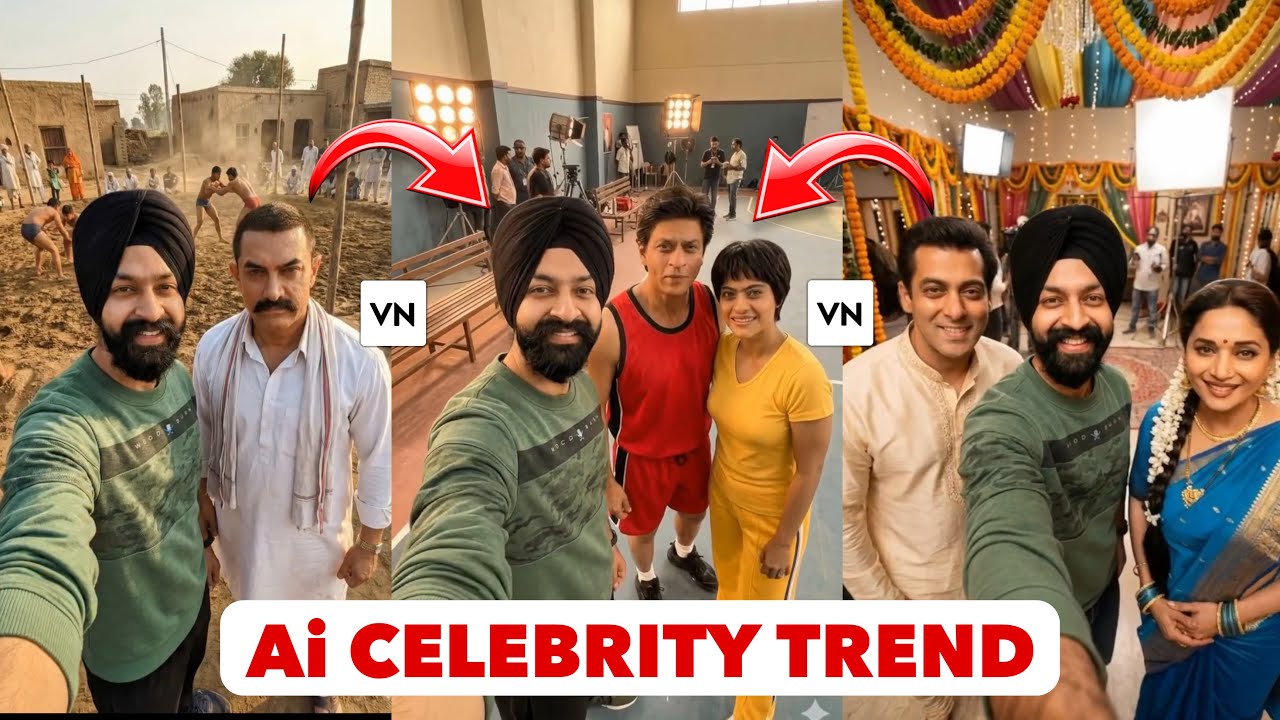 Celebrity Selfie Video Editing With Ai|😲| Viral Celebrity Reels Video Editing | Ai Video Editing 