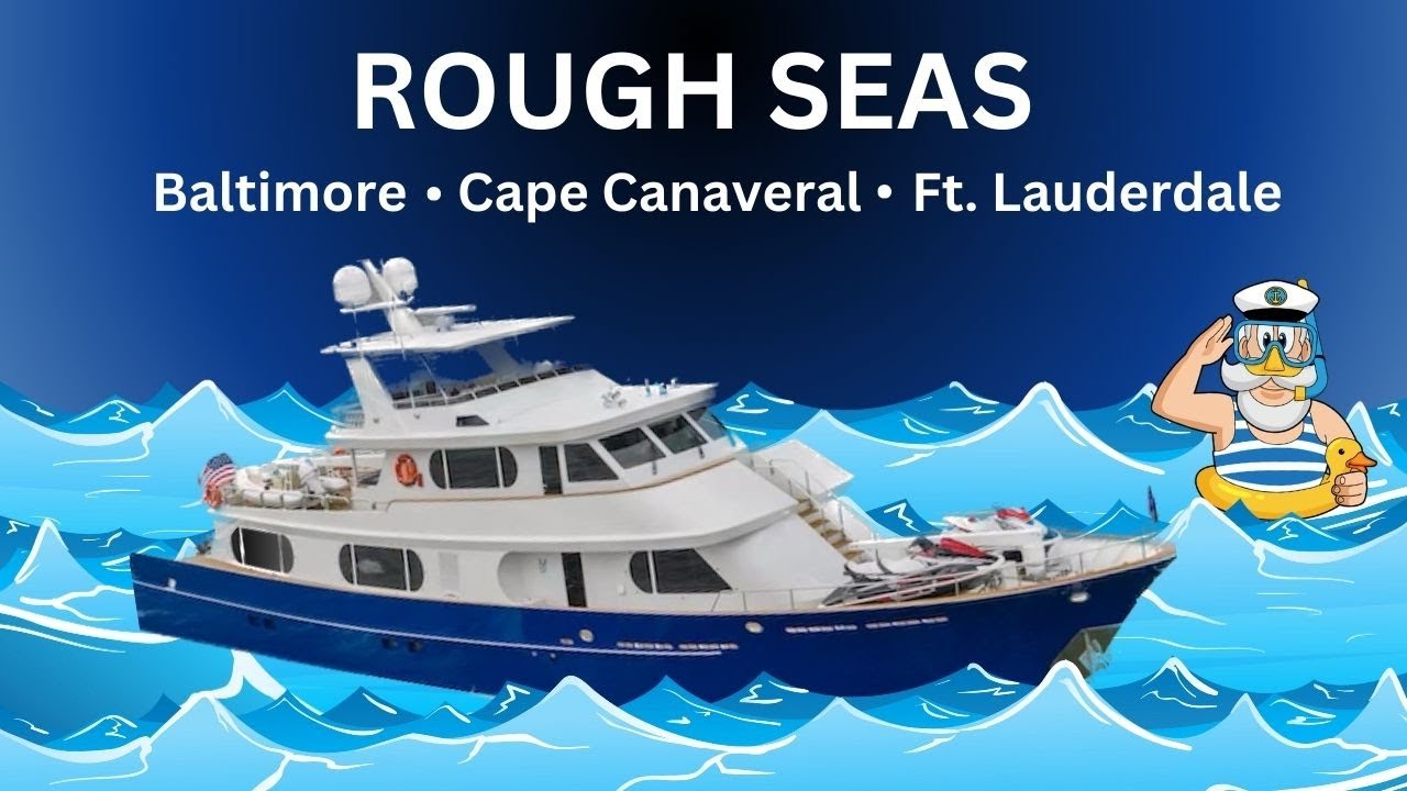 (Ep 5) 100’ Yacht Bravo’s WORST Trip Ever! Massive Waves & Sea Sickness