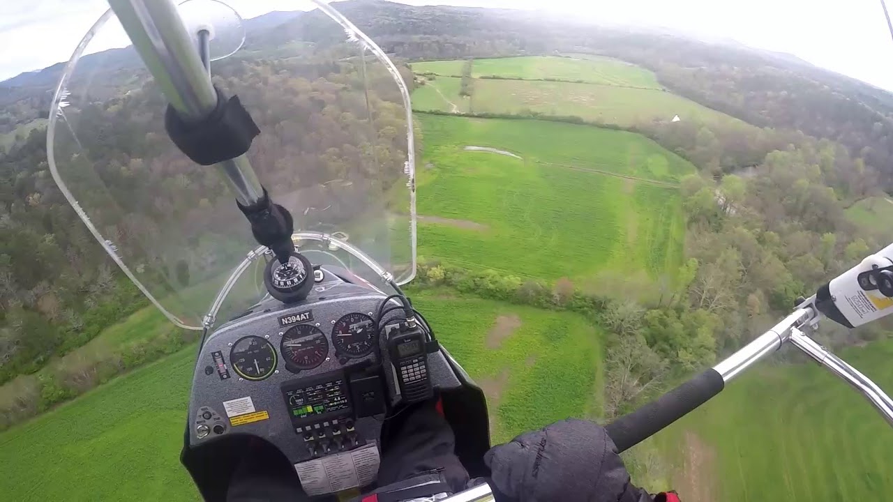 Powered Hang Glider flight to Georgia Mountains and Helen