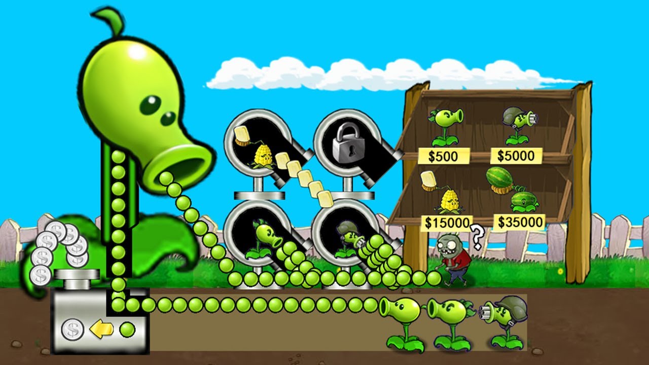 Strongest Fusion Plant. 280 Plants Vs. Zombies PvZ Plus pvz funny moments