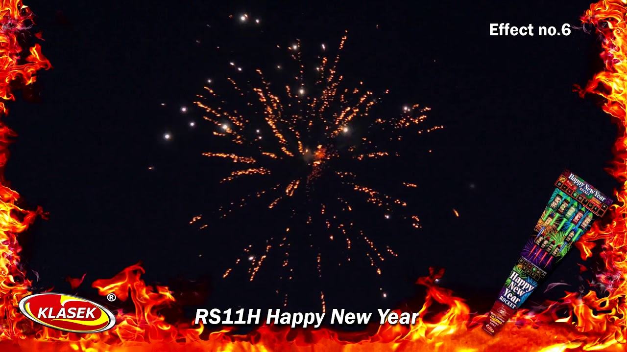 RS11H Pyrotechnika Rakety Happy New Year set 11ks