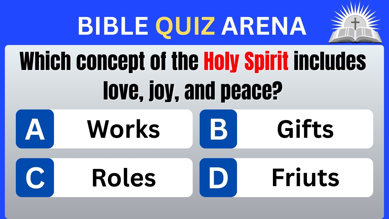Gifts of the Spirit vs Fruit of the Spirit Quiz | Can You Tell the Difference? Bible Challenge