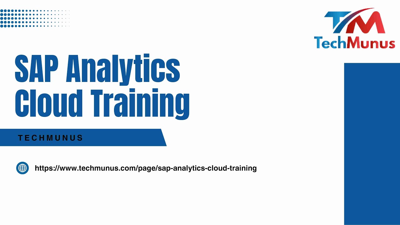SAP Analytics Cloud Training – SAP Analytics Cloud Online Training (Course & Certification Tips)