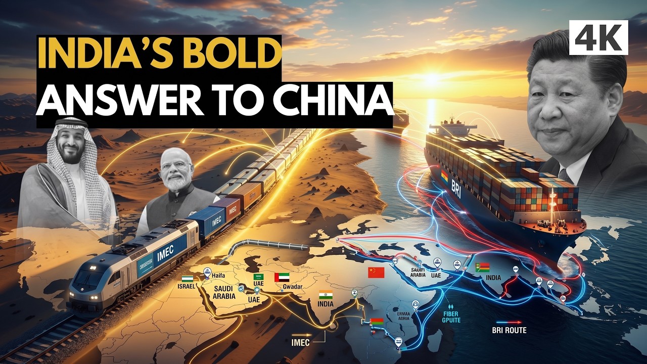 India&rsquo;s New Trade Corridor vs China&rsquo;s Belt and Road &brvbar; IMEC Explained #UnthinkableBuild #MegaProjects