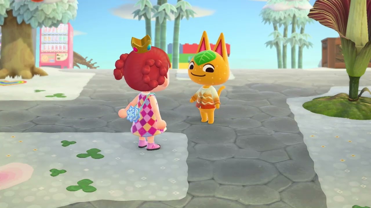 ACNH I think is Tangy is here on my Island ￼